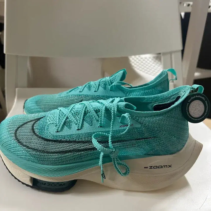 [BUNJANG] Nike Air Zoom Alphafly Next% Hyper Turquoise Running Shoes / 나이키 에어 줌 알파플라이 넥스트% 하이퍼 터콰이즈