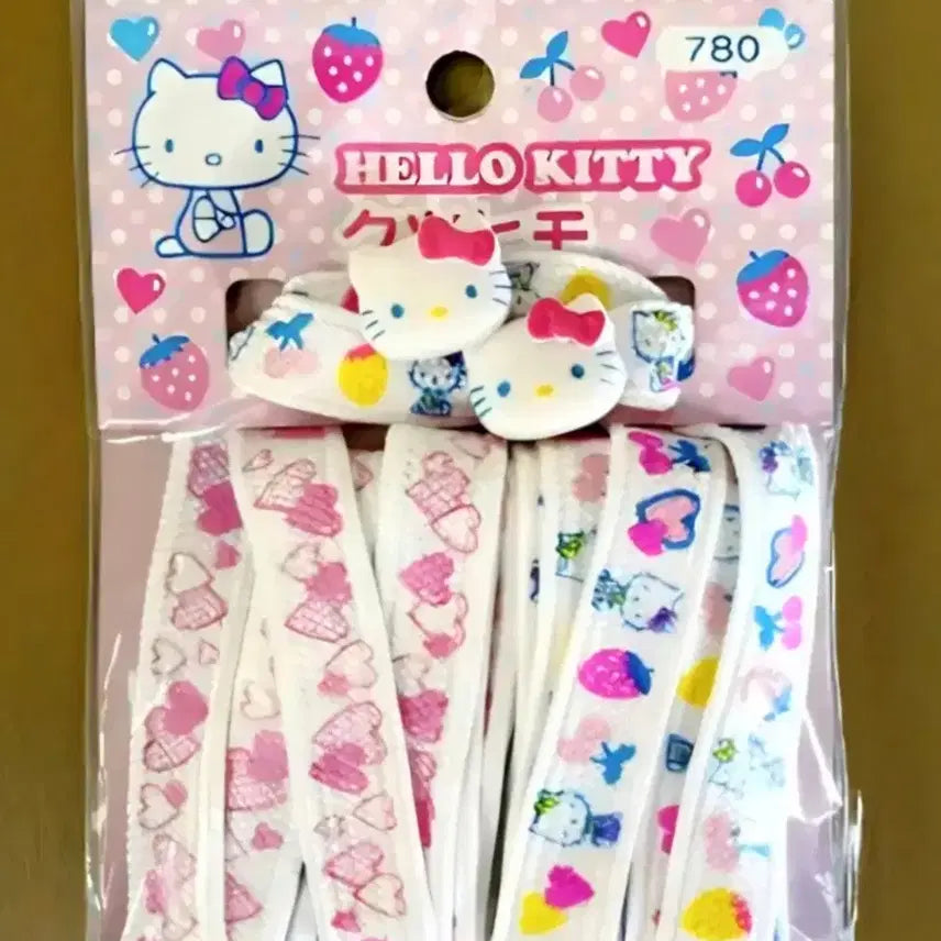 [BUNJANG] Kitty Strawberry Accessories / 키티 운동화끈, 딸기 키티, 카오하나 키티 악세서리