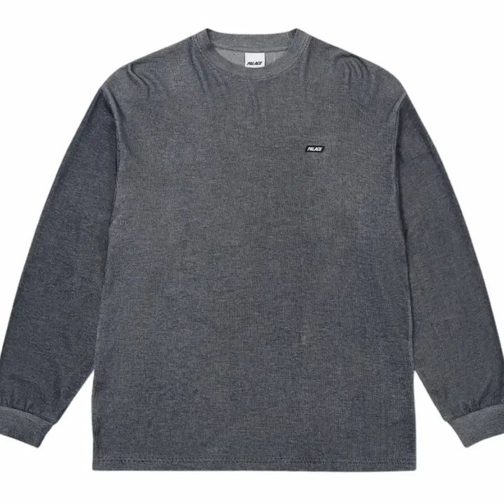 [BUNJANG] Palace Lenticular Long Sleeve Navy Gray / [L] 팔라스 렌티큘러 롱슬리브 네이비 그레이