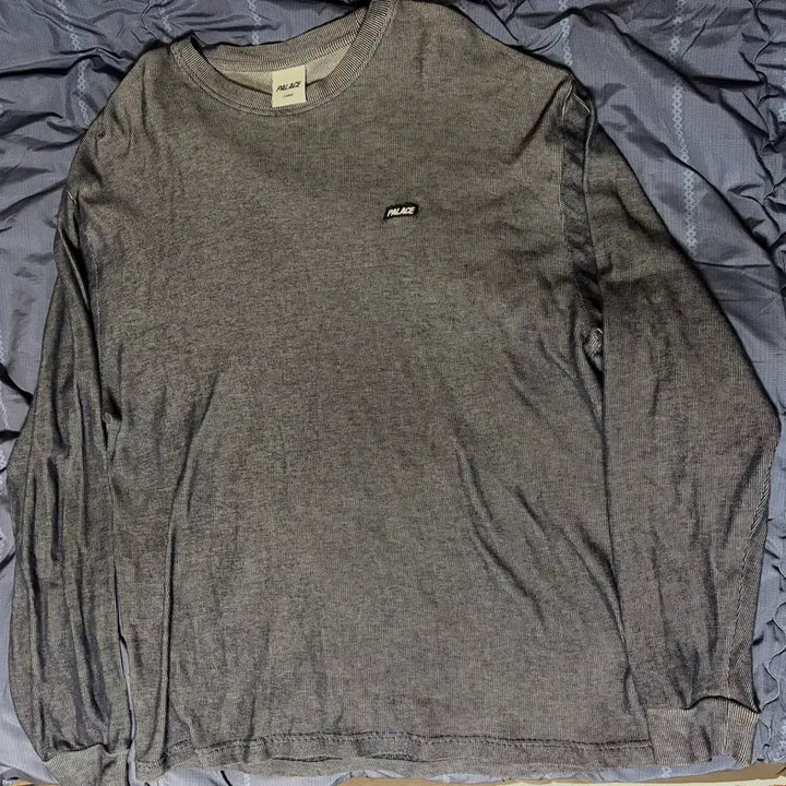 [BUNJANG] Palace Lenticular Long Sleeve Navy Gray / [L] 팔라스 렌티큘러 롱슬리브 네이비 그레이