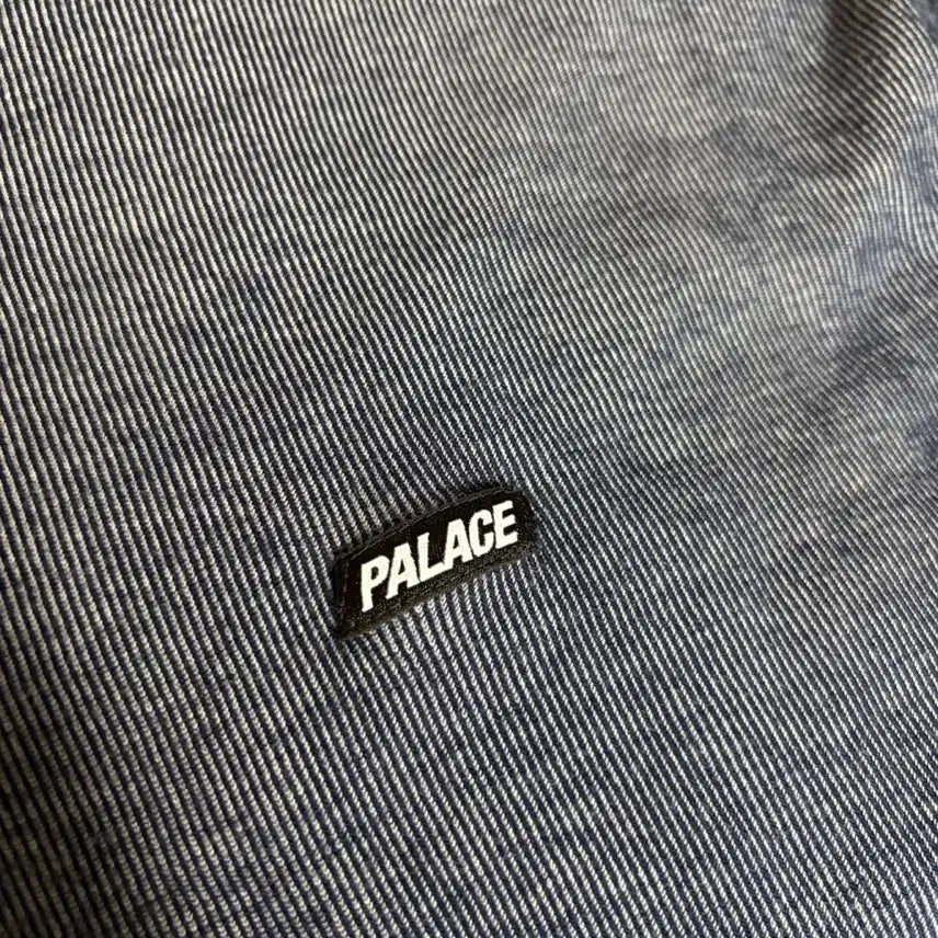 [BUNJANG] Palace Lenticular Long Sleeve Navy Gray / [L] 팔라스 렌티큘러 롱슬리브 네이비 그레이
