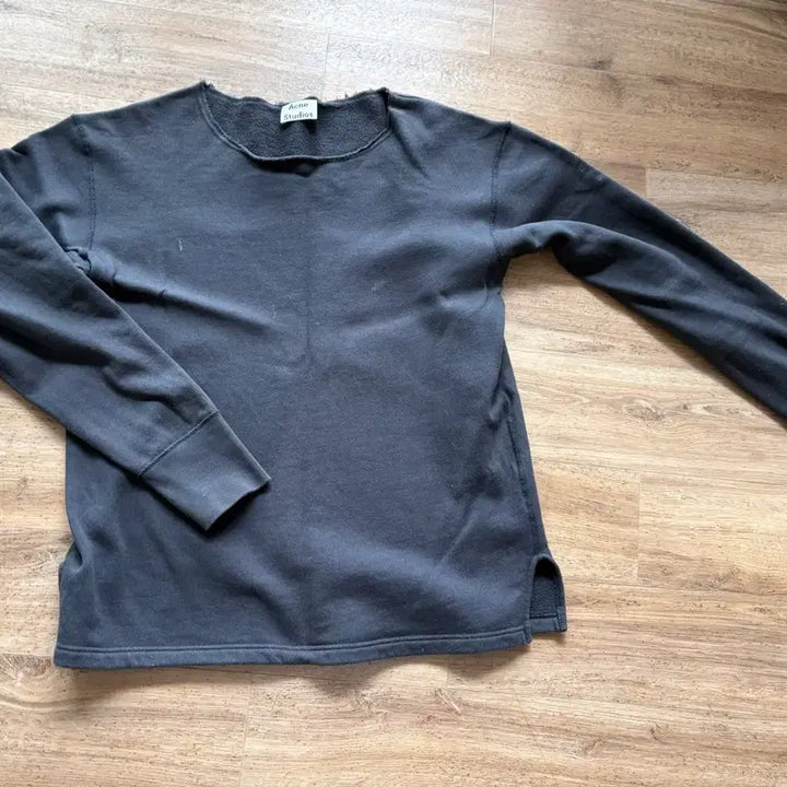 [BUNJANG] ACNE Oversized Peach Mento Man-to-Man Navy / [S] ACNE 오버사이즈 피치먼트 맨투맨 NAVY