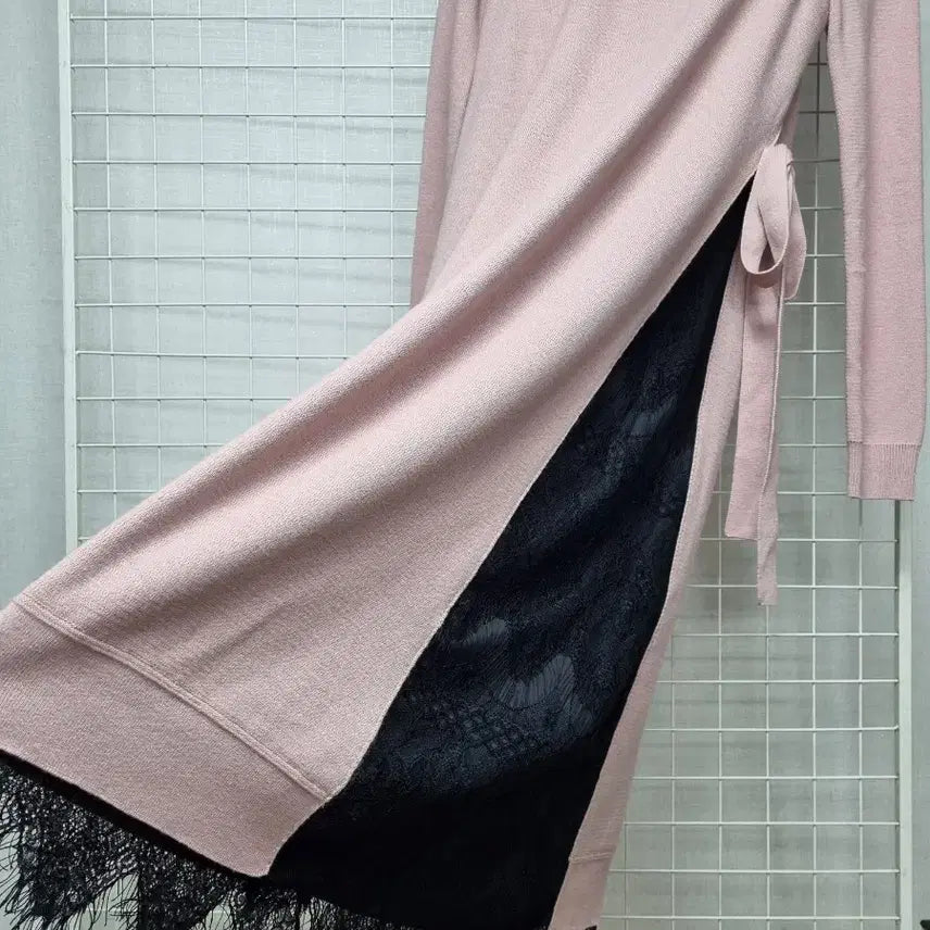 [BUNJANG] Sisley Lace Knit Dress / 시슬리 레이스 니트원피스