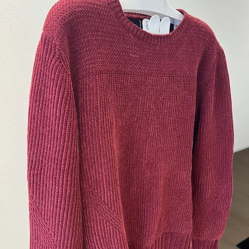 [BUNJANG] Moma Design Velvet Wine Knit Top / 모마디자인 / 벨벳 와인니트 / 48 (100)