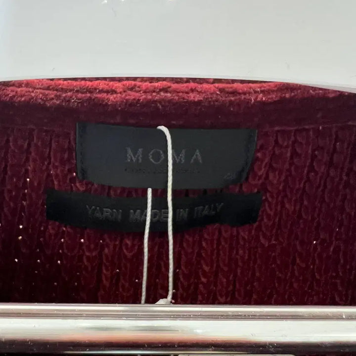 [BUNJANG] Moma Design Velvet Wine Knit Top / 모마디자인 / 벨벳 와인니트 / 48 (100)