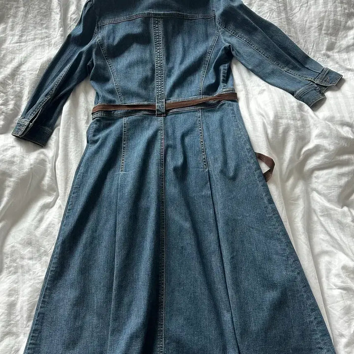 [BUNJANG] Keith Basic Denim Dress / 청 원피스