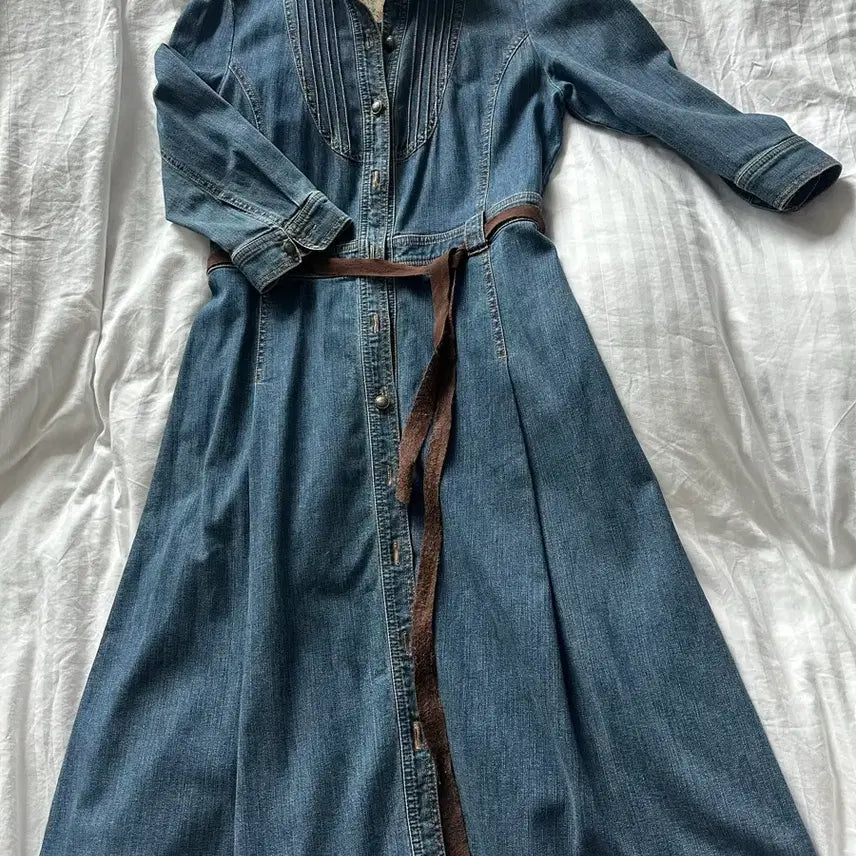 [BUNJANG] Keith Basic Denim Dress / 청 원피스