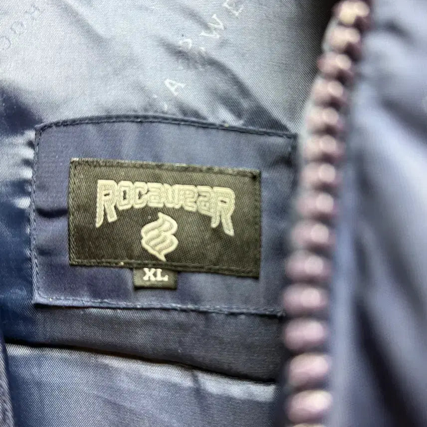 [BUNJANG] Rocawear Duck Down Bomber Jacket / 수입 빈티지 구제 1세대 힙합 브랜드 로카웨어 덕다운