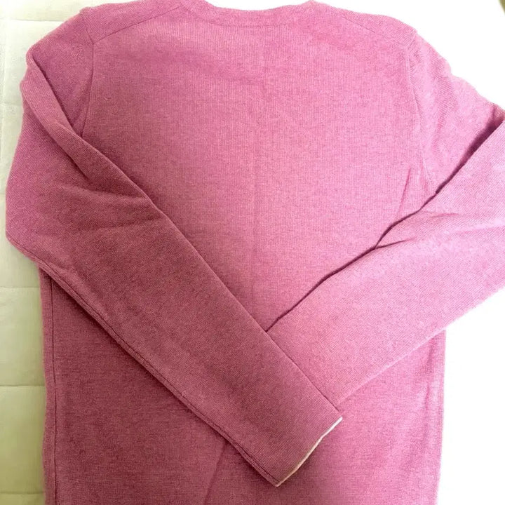 [BUNJANG] Lacoste Pink Knit Long Sleeve Shirt / 라코스테 핑크 니트 긴팔티