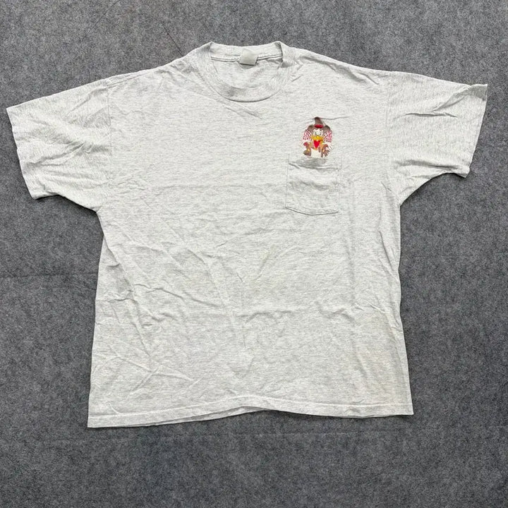 [BUNJANG] Disney Donald Duck Pocket T-shirt / 90s Vintage Disney Donald Duck Tshirt