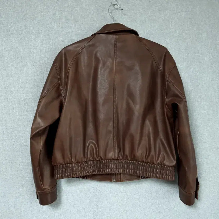 [BUNJANG] General Idea Faux Leather Blouson Jacket / 25년 제너럴아이디어 페이크 레더 블루종점퍼