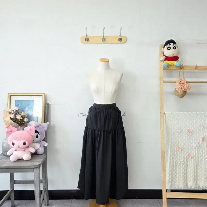 [BUNJANG] COLIA BITORY Black Skirt / 빈티지 만원샵 COLIA BITORY 블랙 스커트