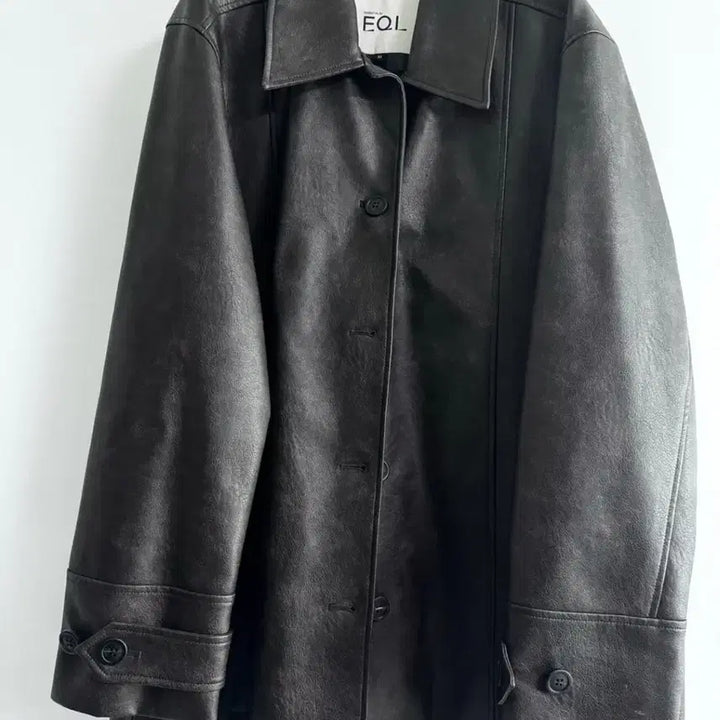 [BUNJANG] EQL Vegan Leather Jacket / EQL 비건레더자켓