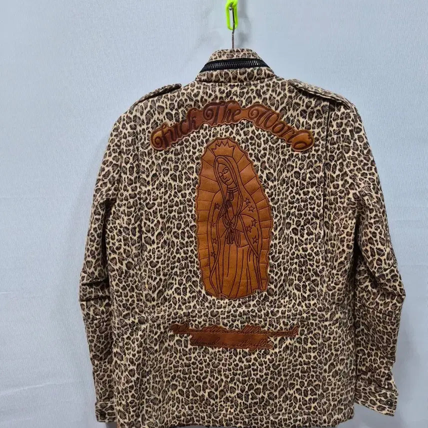[BUNJANG] Jinhojins Leopard Field Jacket (Men's 100) / 진호진스 레오파드 야상 자켓 남성100