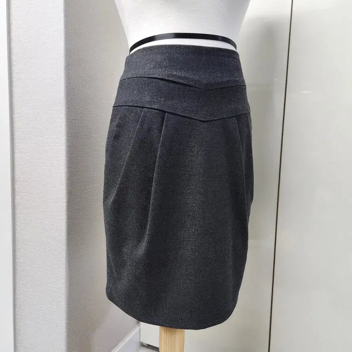 [BUNJANG] Dark Grey Pocket Skirt / 다크그레이 주머니 스커트 치마