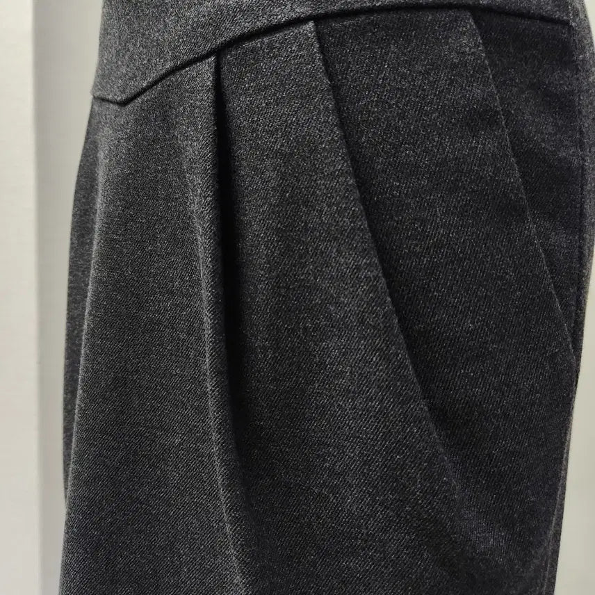 [BUNJANG] Dark Grey Pocket Skirt / 다크그레이 주머니 스커트 치마