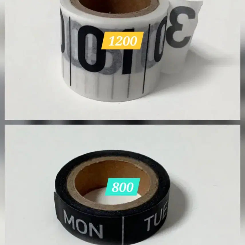 [BUNJANG] Dokumento Zero Per Zero Clasiky Washi Tape Set / [다꾸, 마테띵] 7종) 도큐멘토, 제로퍼제로, 클라시키 마떼띵