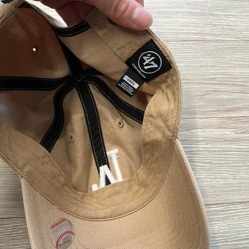 [BUNJANG] MLB LA Dodgers Beige Freesize Ball Cap / MLB 볼캡 프리사이즈