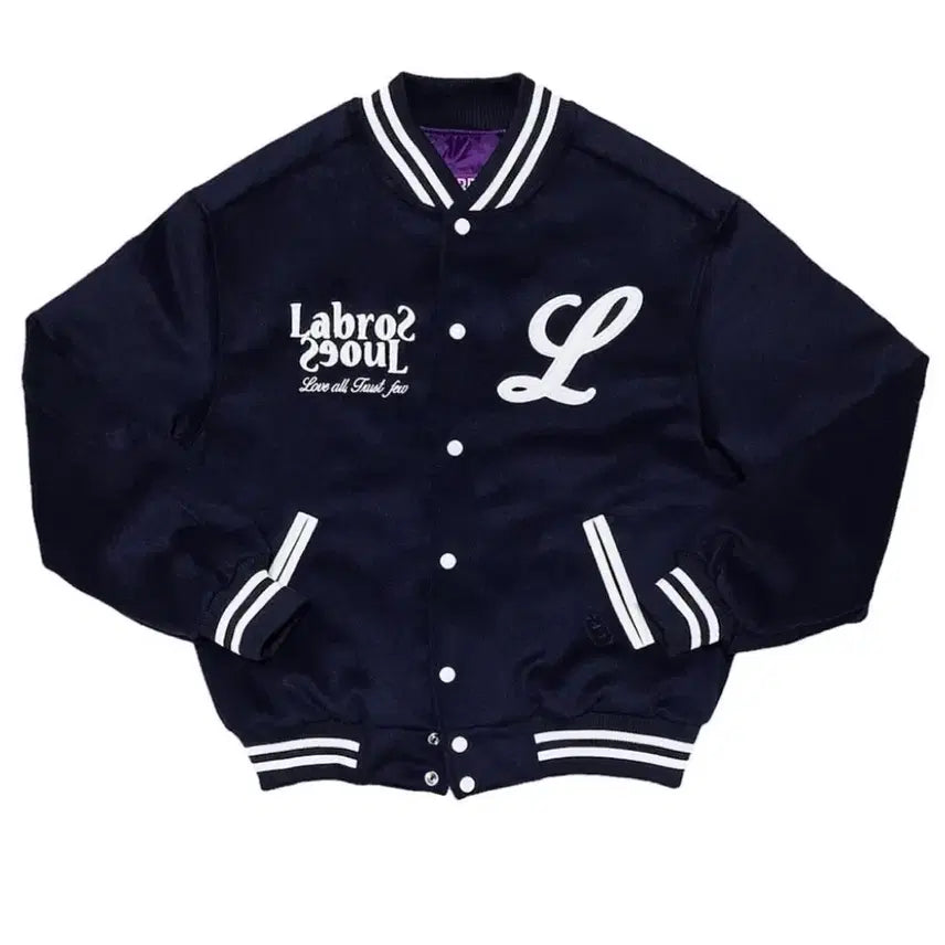 [BUNJANG] Labros Heart Quilted Stadium Jacket XL / 라브로스 하트 TGL 퀼티드 스타디움 자켓 xl
