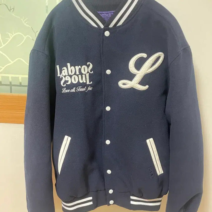 [BUNJANG] Labros Heart Quilted Stadium Jacket XL / 라브로스 하트 TGL 퀼티드 스타디움 자켓 xl