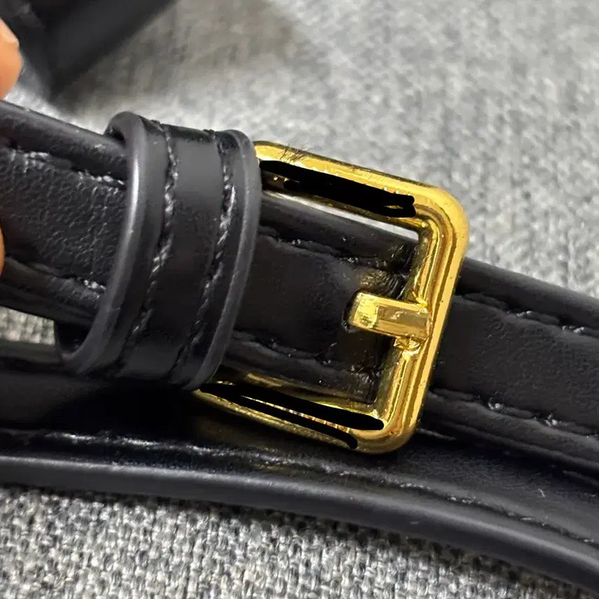 [BUNJANG] MUMU Quilted Tote Bag / 뮤뮤 보세 블랙 퀄팅 토트백