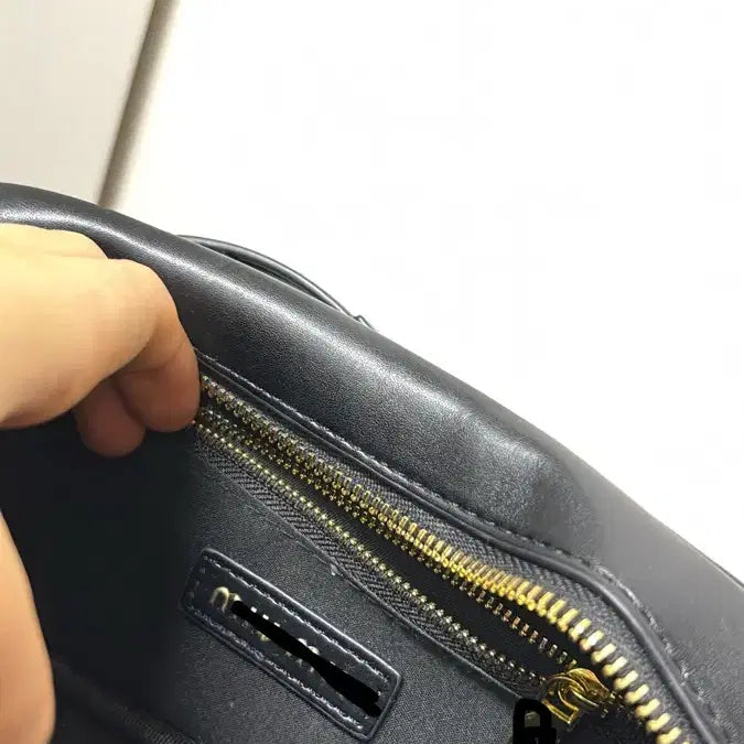 [BUNJANG] MUMU Quilted Tote Bag / 뮤뮤 보세 블랙 퀄팅 토트백