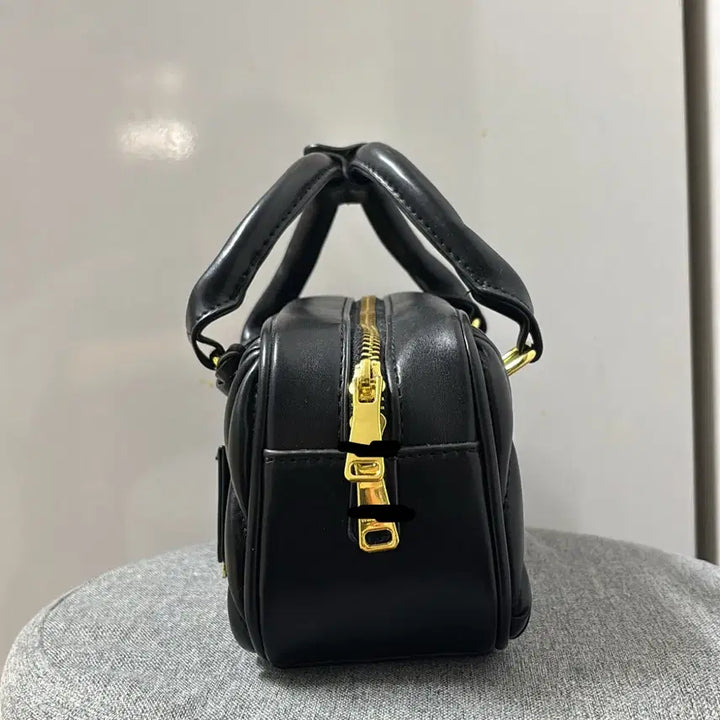 [BUNJANG] MUMU Quilted Tote Bag / 뮤뮤 보세 블랙 퀄팅 토트백