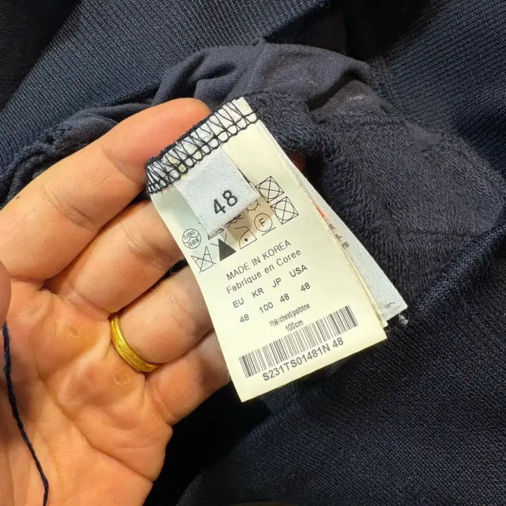 [BUNJANG] SOLID HOMME Sweatshirt / [48] SOLID HOMME 솔리드 옴므 스웻 셔츠