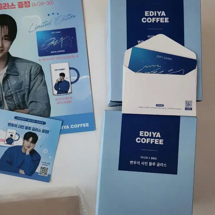 [BUNJANG] Byeon Woo Seok Ediya Cup & Poster Set / 변우석 이디야
