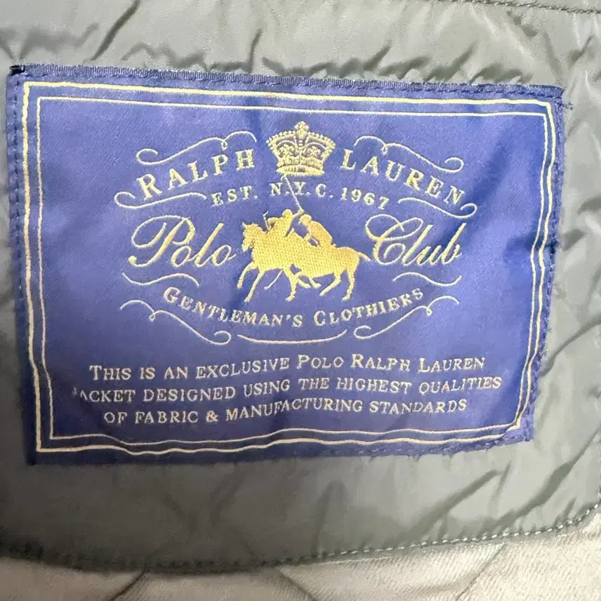 [BUNJANG] Polo Ralph Lauren Quilted Jacket - Khaki / 폴로 랄프로렌 퀄팅자켓 M 카키