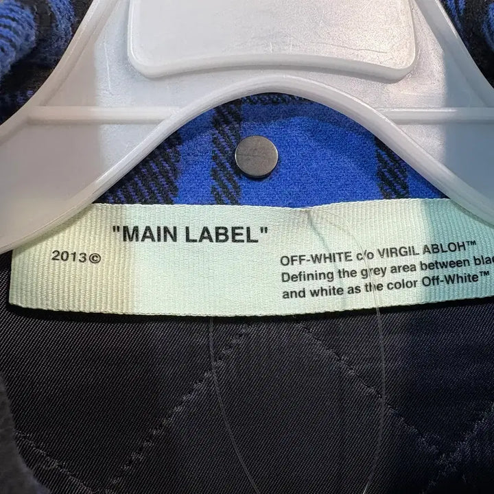 [BUNJANG] Off-White Checkered Shirt Jacket / [XS] OFF WHITE 오프화이트 체크 셔츠 자켓