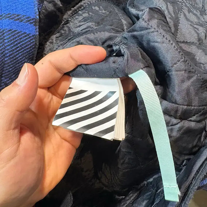 [BUNJANG] Off-White Checkered Shirt Jacket / [XS] OFF WHITE 오프화이트 체크 셔츠 자켓