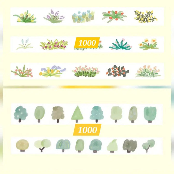 [BUNJANG] Japangom 11-Piece Washi Tape Set / [다꾸, 마테띵] 11종) 자파점 마테띵