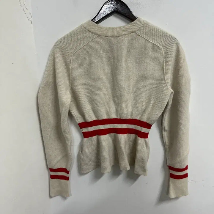 [BUNJANG] Lucky Chouette Striped Knit Sweater / [만원 아라비아빈티지]럭키슈에뜨 스트라이프 니트 36