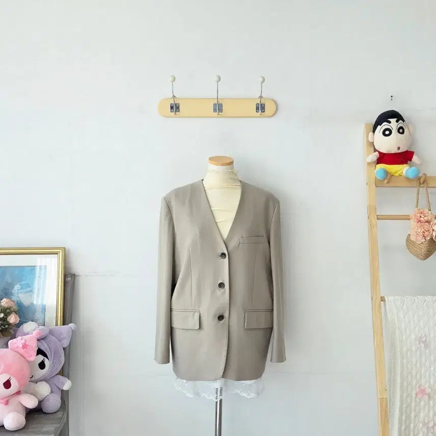 [BUNJANG] OLIVE DES OLIVE Khaki Jacket / 빈티지 만원샵 OLIVE DES OLIVE 카키 자켓