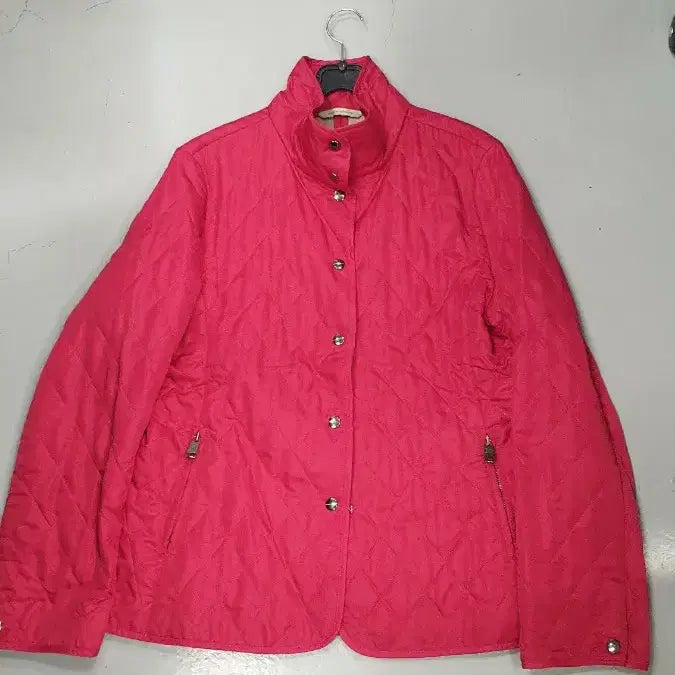 [BUNJANG] Burberry Hot Pink Quilted Jacket / 버버리 핫핑크 퀼팅 자켓