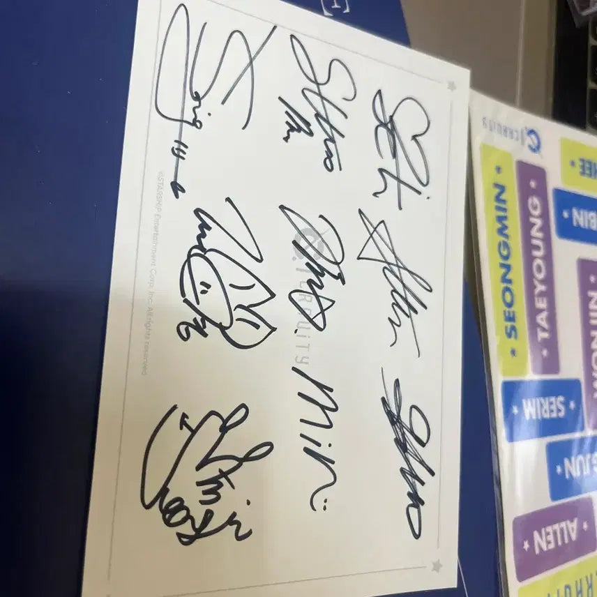 [BUNJANG] CRAVITY Debut Signed Postcard / 크래비티 데뷔 친필 싸인 사인 엽서 양도