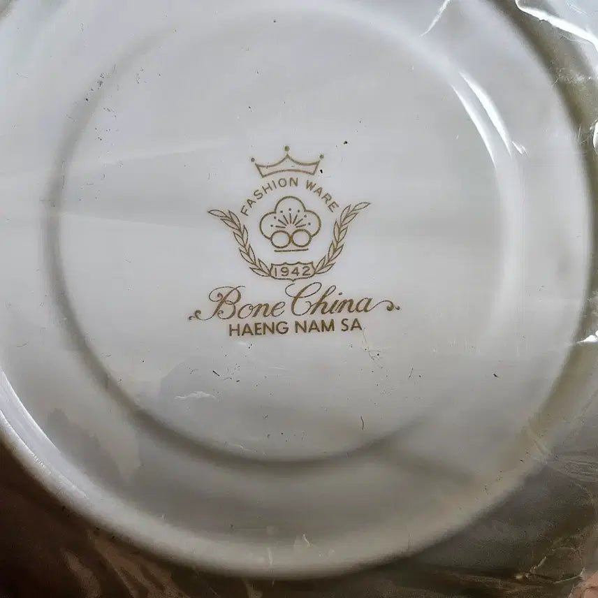 [BUNJANG] Haengnamsa 80s Vintage Bone China Coffee Cup Set / 80년대 올드 행남사 앙증앙증 귀염귀염 산뜻 노랑 분홍 봄꽃 커피잔.