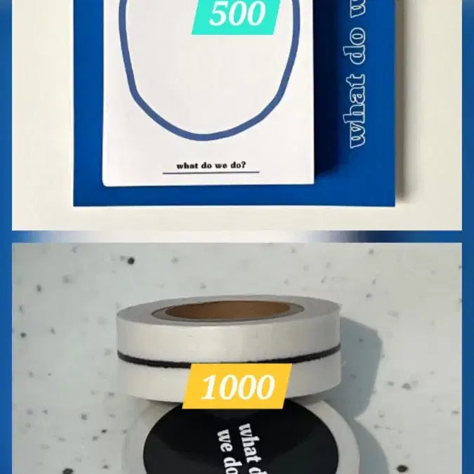 [BUNJANG] Hippy Bear & What Do We Do Stationery Set / [다꾸, 마테/떡메띵] 8종) 히피베어, 왓두위두 마테/떡메띵