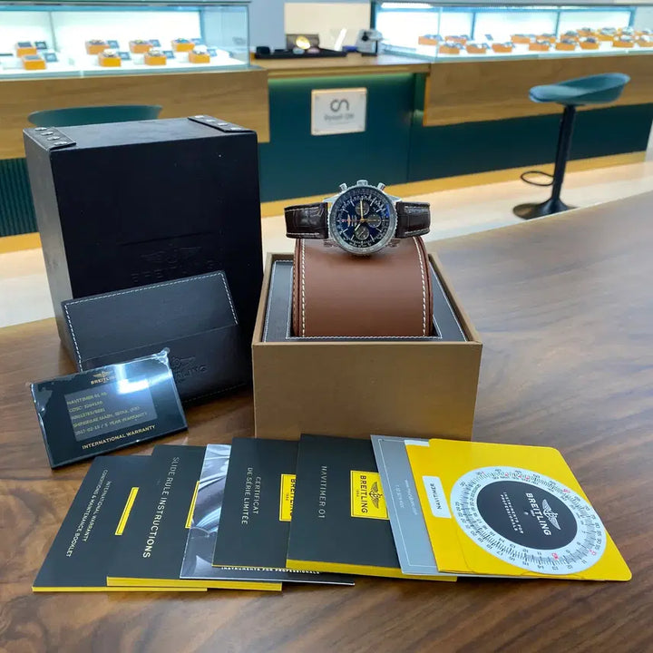 [BUNJANG] Breitling Navitimer B01 Chocolate Brown Limited Edition Watch / 브라이틀링 네비타이머 B01 초코브라운 한정판