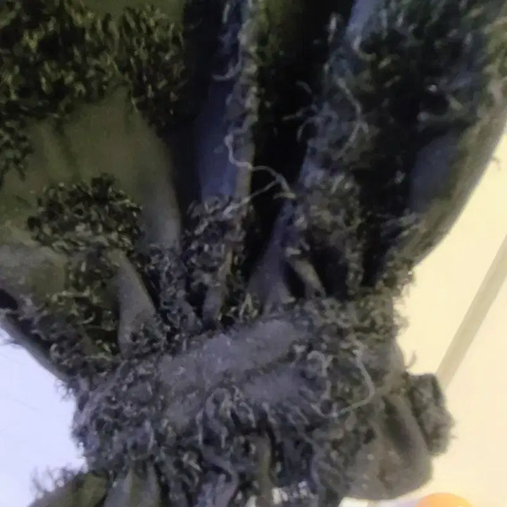 [BUNJANG] Unique Black Textured Pattern Blouse / [유니크] 블랙 텍스처 패턴 블라우스