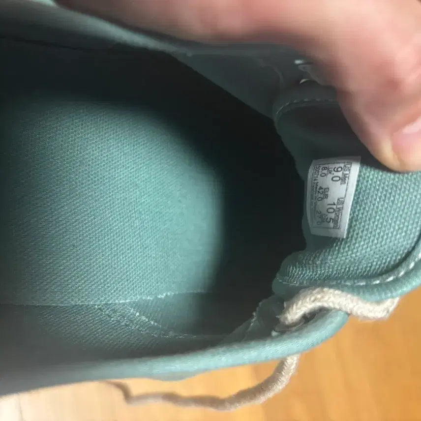 [BUNJANG] Vans Authentic Mint Canvas Sneakers / 반스 어센틱 270