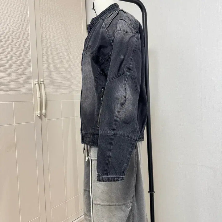 [BUNJANG] ETCE Denim Racer Jacket M / ETCE이티씨이데님 레이서 자켓M