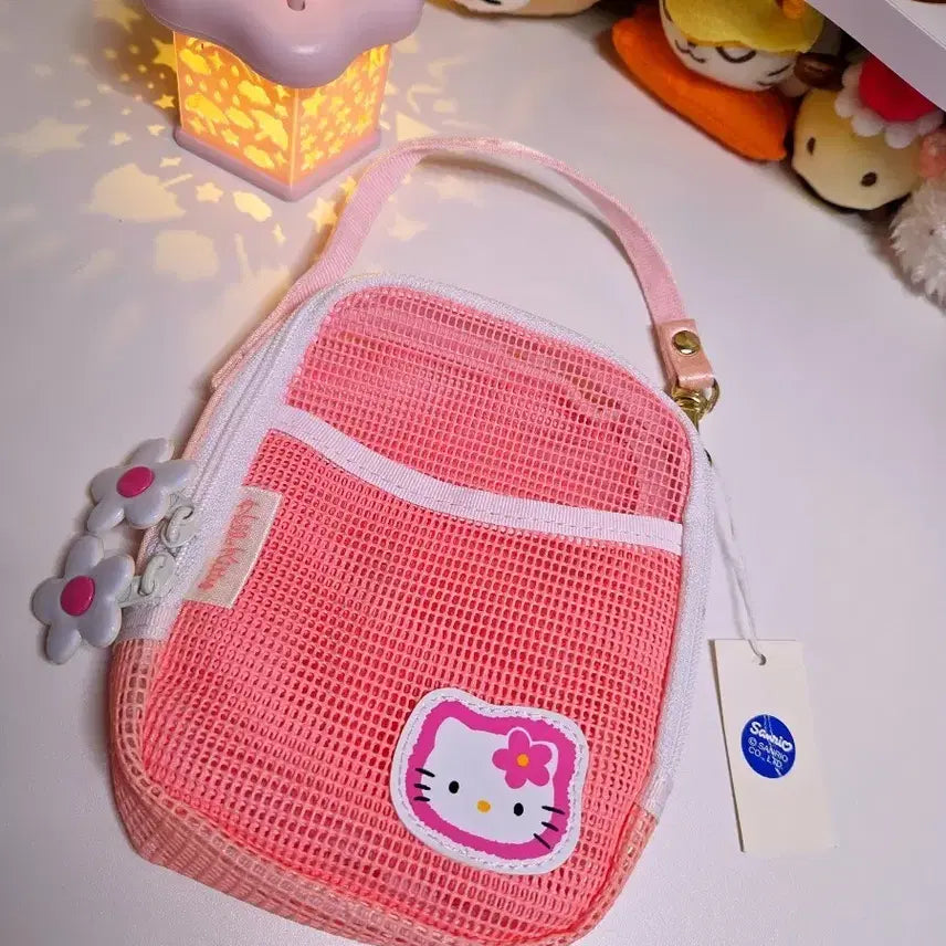[BUNJANG] 1997 Hello Kitty Mesh Pouch / [고전] 키티 매쉬 파우치