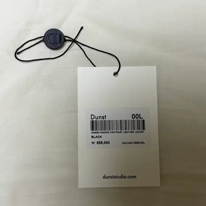 [BUNJANG] Dunst Racing Contrast Leather Jacket - Black (Size L) / [L] 던스트 레이싱 콘트라스트 레더 자켓 블랙