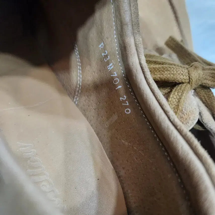 [BUNJANG] Romantic Move Beetle U-tip Derby 270 Shoes / 로맨틱무브 비틀유팁더비270