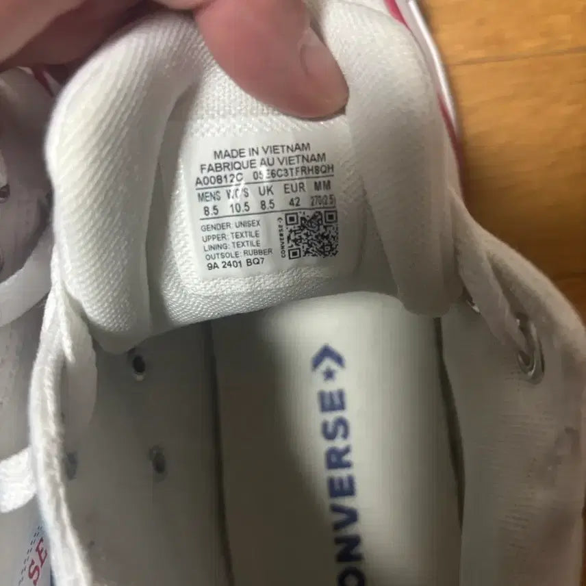 [BUNJANG] Converse Mid White Sneakers / 컨버스 미드 270 화이트