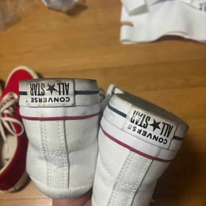 [BUNJANG] Converse Mid White Sneakers / 컨버스 미드 270 화이트