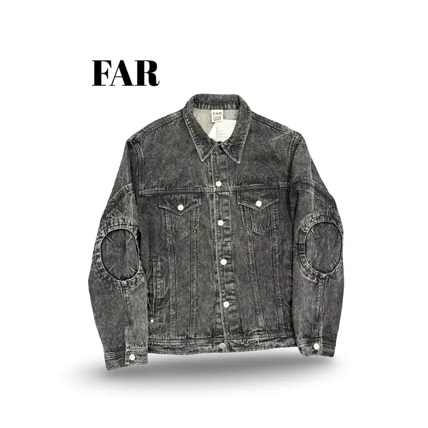 [BUNJANG] Archive Circle Washed Denim Jacket / (95)파아카이브써클워시드데님자켓