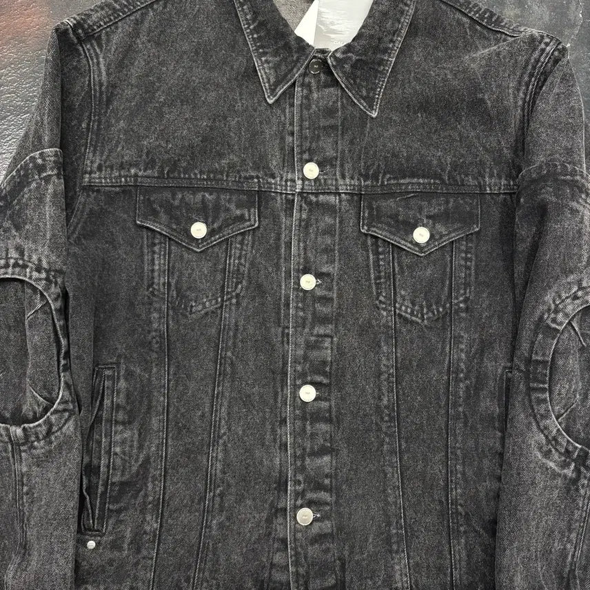 [BUNJANG] Archive Circle Washed Denim Jacket / (95)파아카이브써클워시드데님자켓